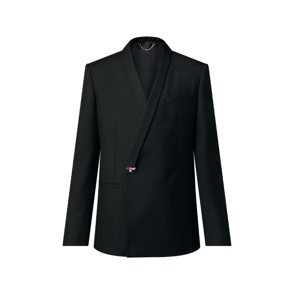 Tailored Kimono Double-Breasted Jacket