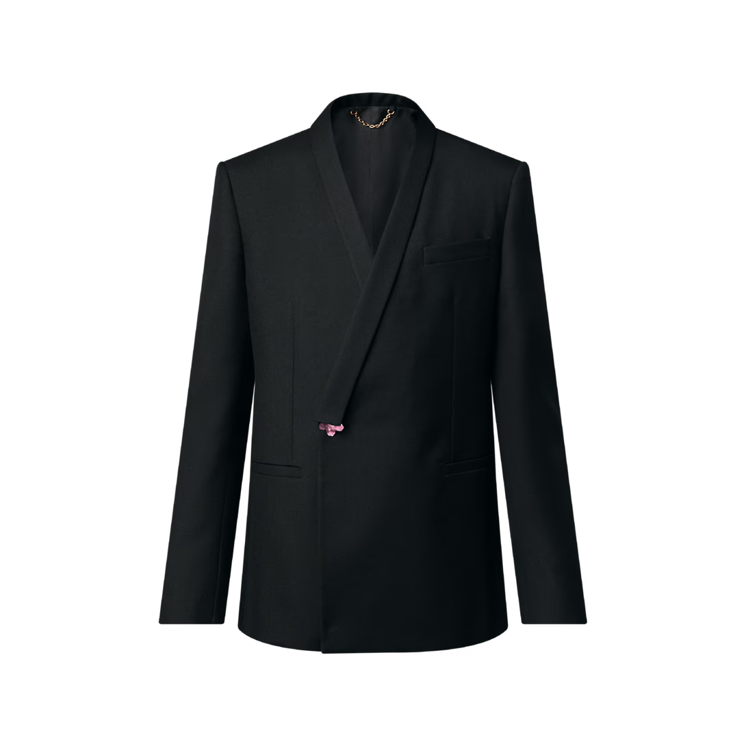 Tailored Kimono Double-Breasted Jacket