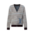 Textured Plaid Cardigan
