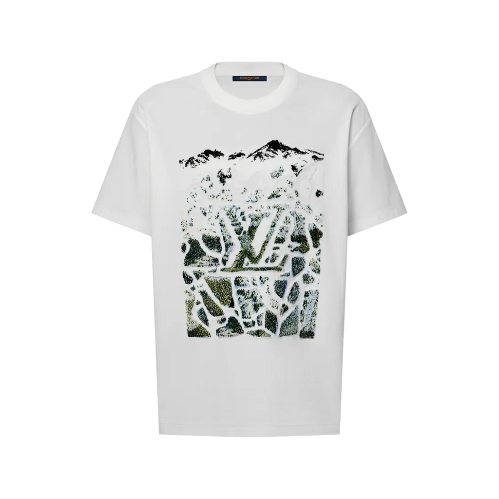 Velvet Jacquard Short-Sleeved T-Shirt