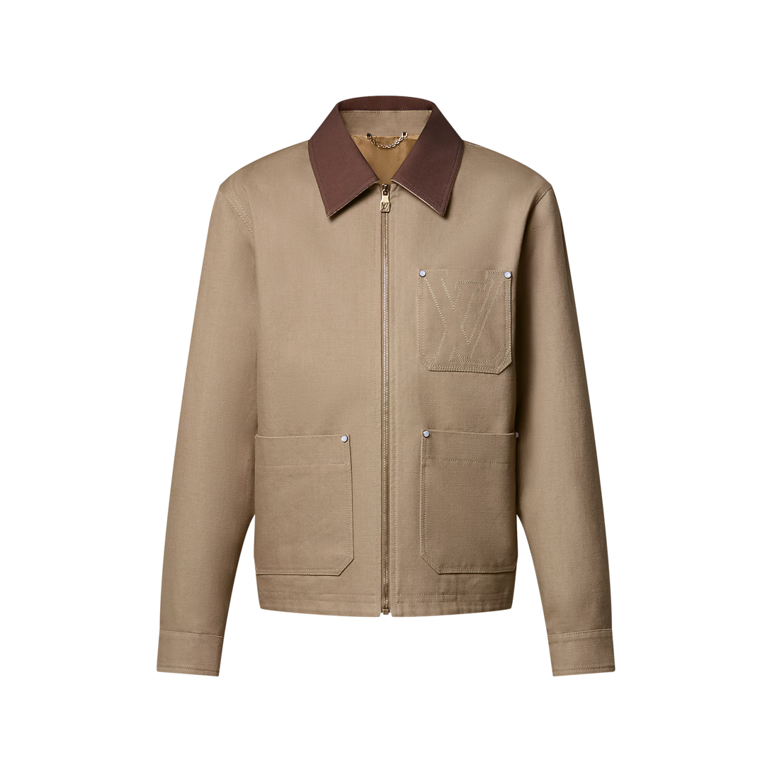 Workwear Cotton Canvas Blouson