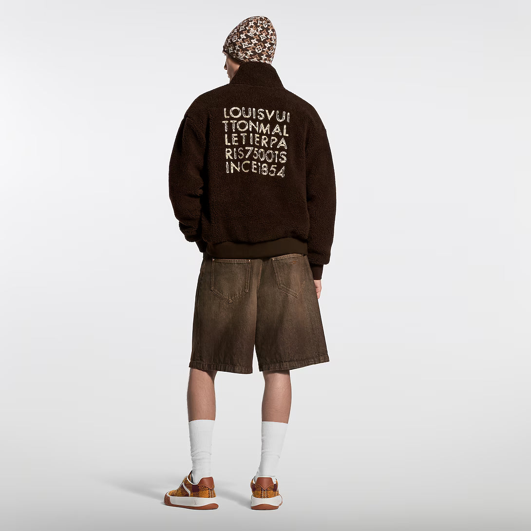 Zippered Fleece Blouson