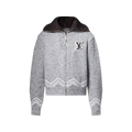 Zippered Knitted Blouson